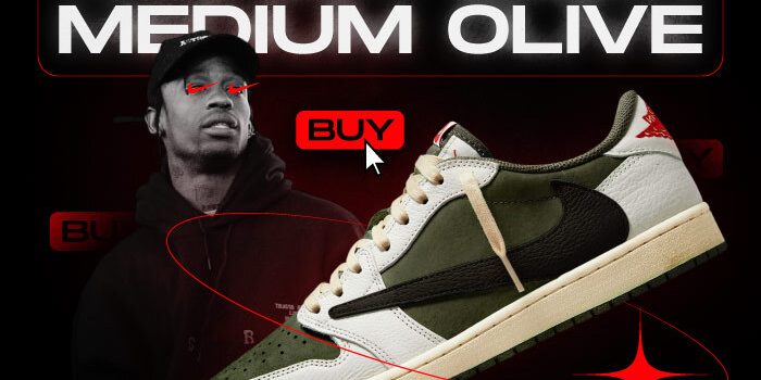 Where to buy travis scott jordan 1 medium olive NSB