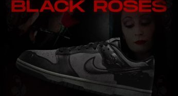 Nike Dunk Low Black Roses Would Make Morticia Addams Proud!