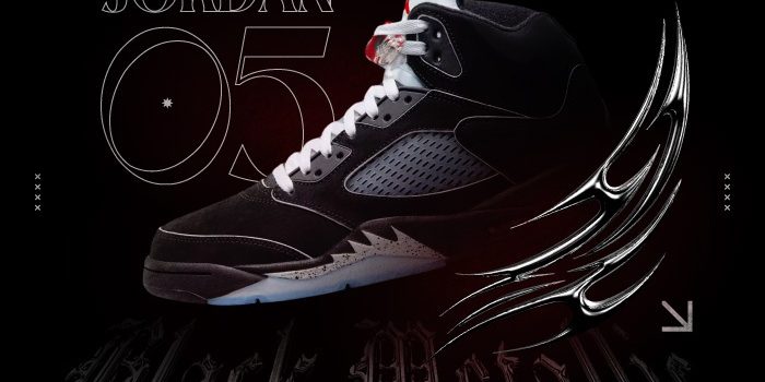 Jordan 5 Black Metallic Reimagined NSB Jordan 5 Black Metallic Reimagined NSB