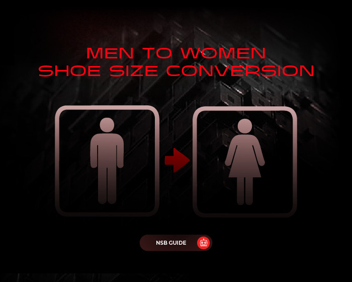 Men to Women Shoe Size conversion 2025 NSB