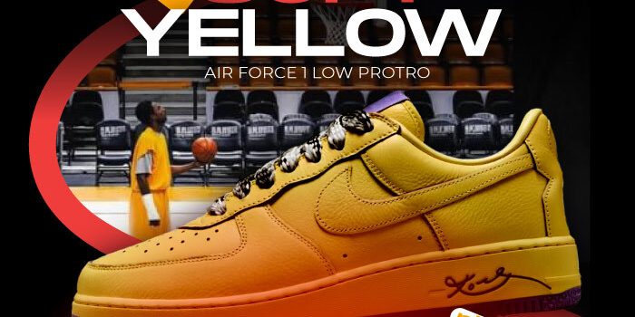 Nike Kobe Air Force 1 Soft Yellow NSB