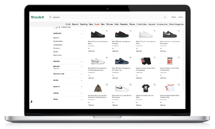 supreme stockx sales NSB