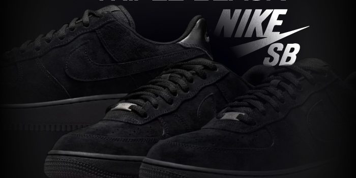 Nike SB Air Force 1 Triple Black NSB