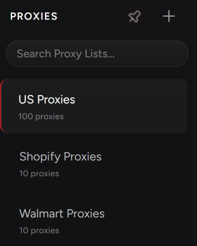 Proxies group Proxies group