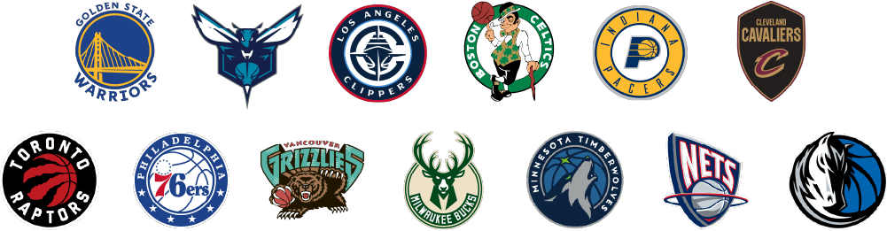 1996 Draft Day NBA teams