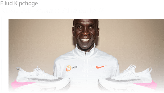 Eliud Kipchoge - Nike Air Zoom Alphafly 2