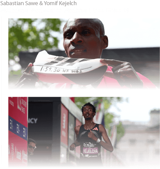 Sabastian Sawe & Yomif Kejelcha - Adidas Adizero Adios Pro Evo 3