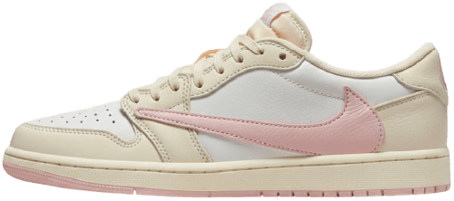 Travis Scott x Air Jordan 1 Low OG Muslin Shy Pink NSB