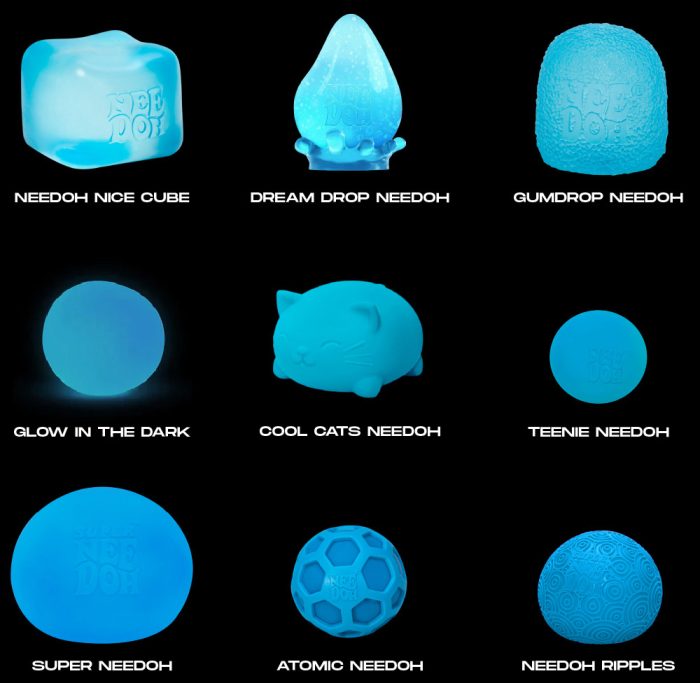 Types of NeeDohs: The Guide to NeeDoh Fidget toys You Can Buy