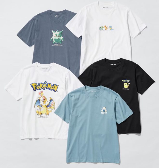 UNIQLO Pokémon Tshirts NSB