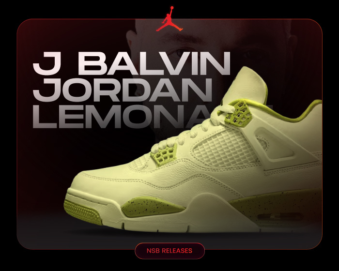 J Balvin Jordan 4 Lemonade NSB