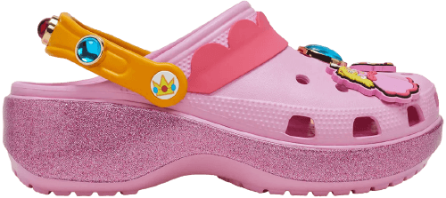 Princess Peach Platform Crocs NSB