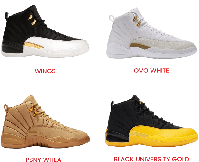 Jordan 12 Non-OG Colorways