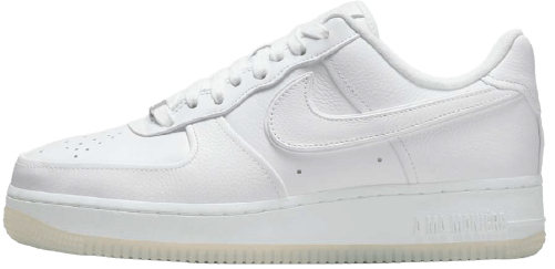 A Ma Maniere Air Force 1 White on White