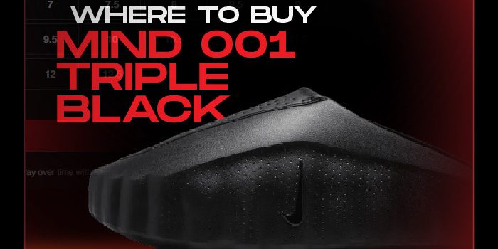 Where to Buy Nike Mind 001 Triple Black Where to Buy Nike Mind 001 Triple Black