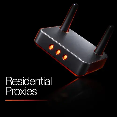 Residential proxies illustration
